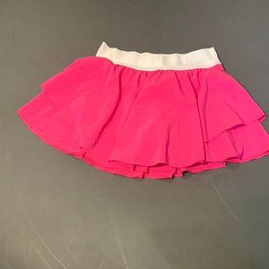 Lululemon Sonic pink tennis skirt size 4